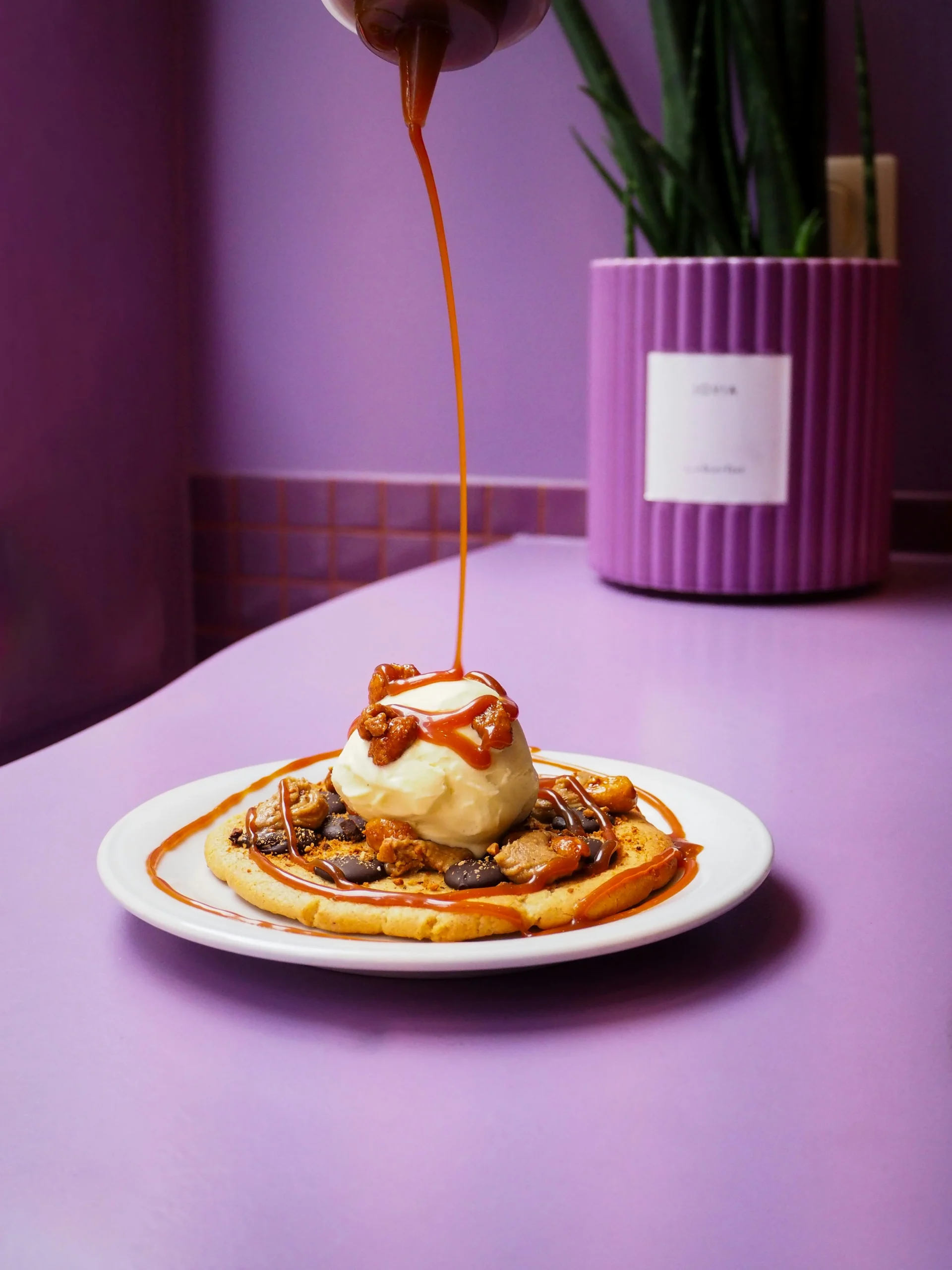 caramel cone ice cream