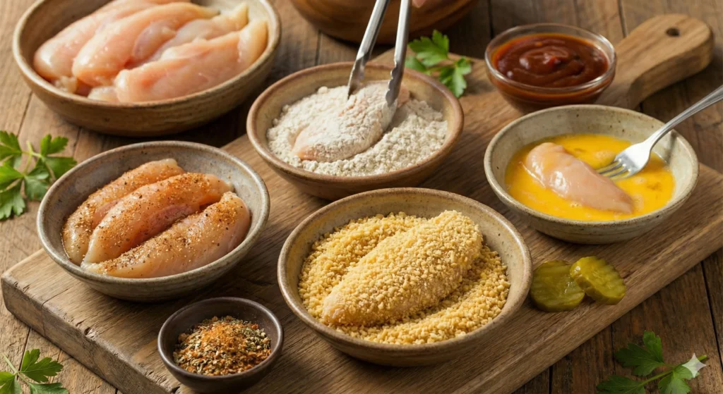 crispy chicken strips