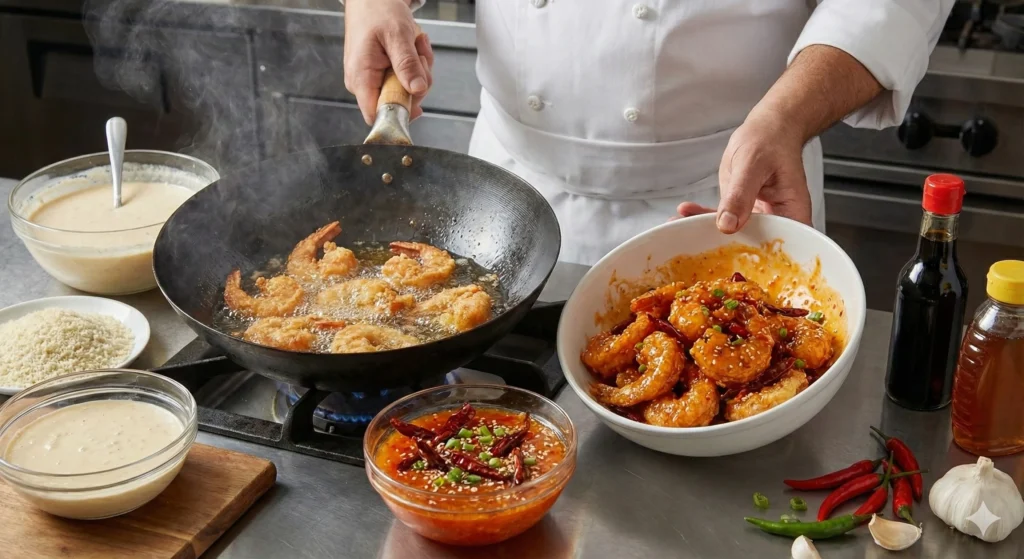 red lobster crispy dragon shrimp